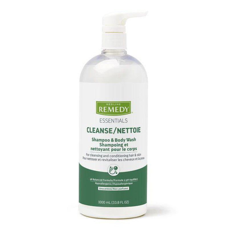Remedy Essentials Scent Free Shampoo & Bodywash 1000ml