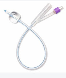 Medline 2-Way 100% Silicone Foley Catheter, 30 cc (mL), 22 Fr