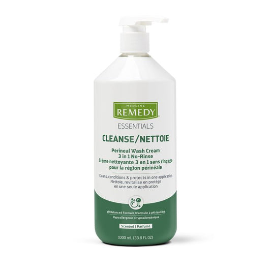 Remedy® Essentials No-Rinse perineal 3-in-1 Wash Cream