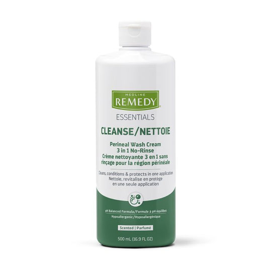Remedy® Essentials No-Rinse perineal 3-in-1 Wash Cream