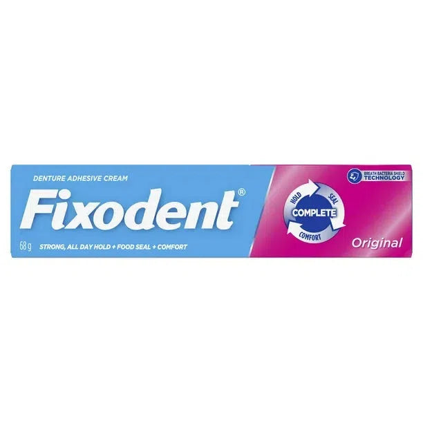 Fixodent Denture Adhesive Cream, Original, 68g