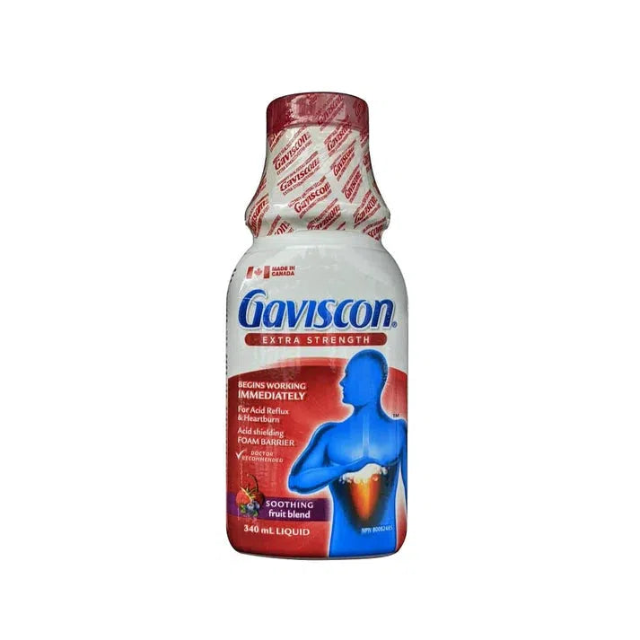 Gaviscon Extra Strength Liquid, Fruits, 340ml