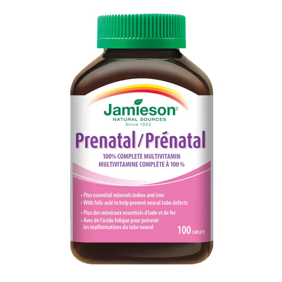 Jamieson Prenatal Multivitamin, 100 Caplets