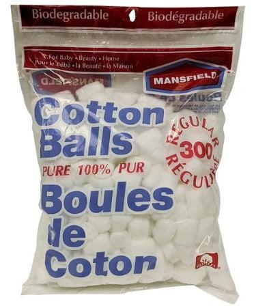 Mansfield Cotton balls 100% Pure 300/bag
