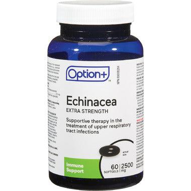 Option+ Echinacea, 2500mg, 60 Capsules