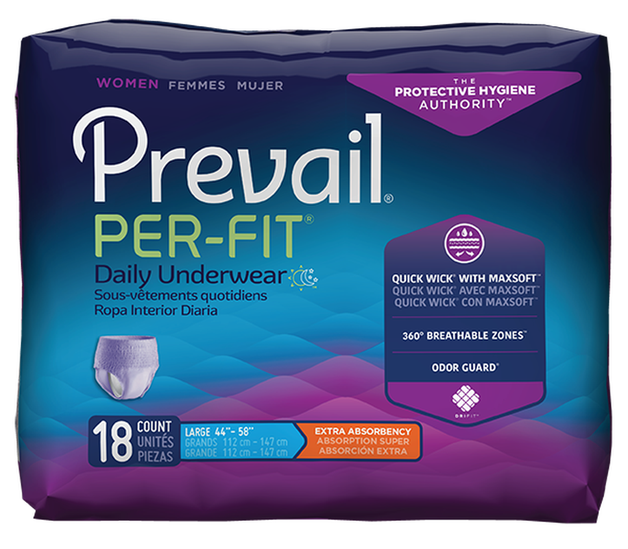 Prevail® Per-Fit® Underwear - For Women: Moderate to Maximum Absorbency