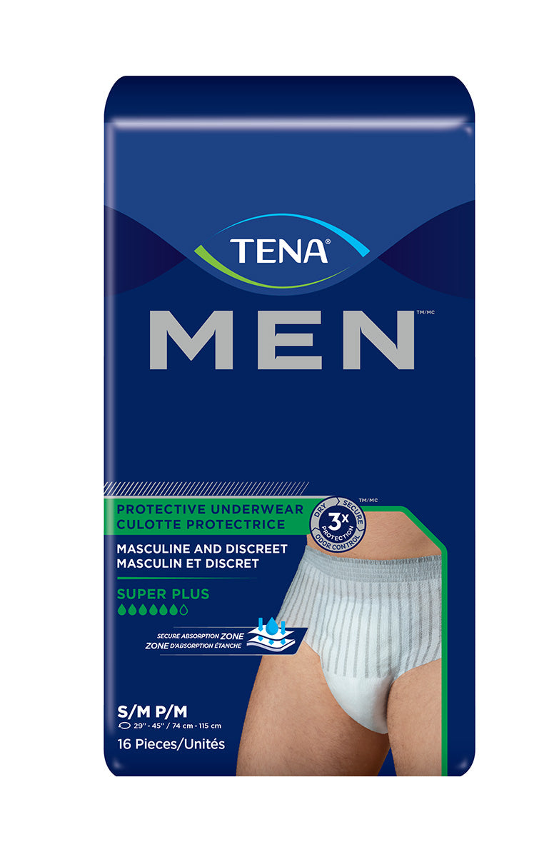 TENA MEN™ Protective Incontinence Underwear Super Plus Absorbency 16/pack