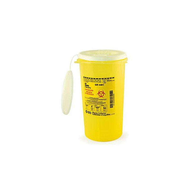 Bio-Hazardous Sharps Container, Waste Slide Lid
