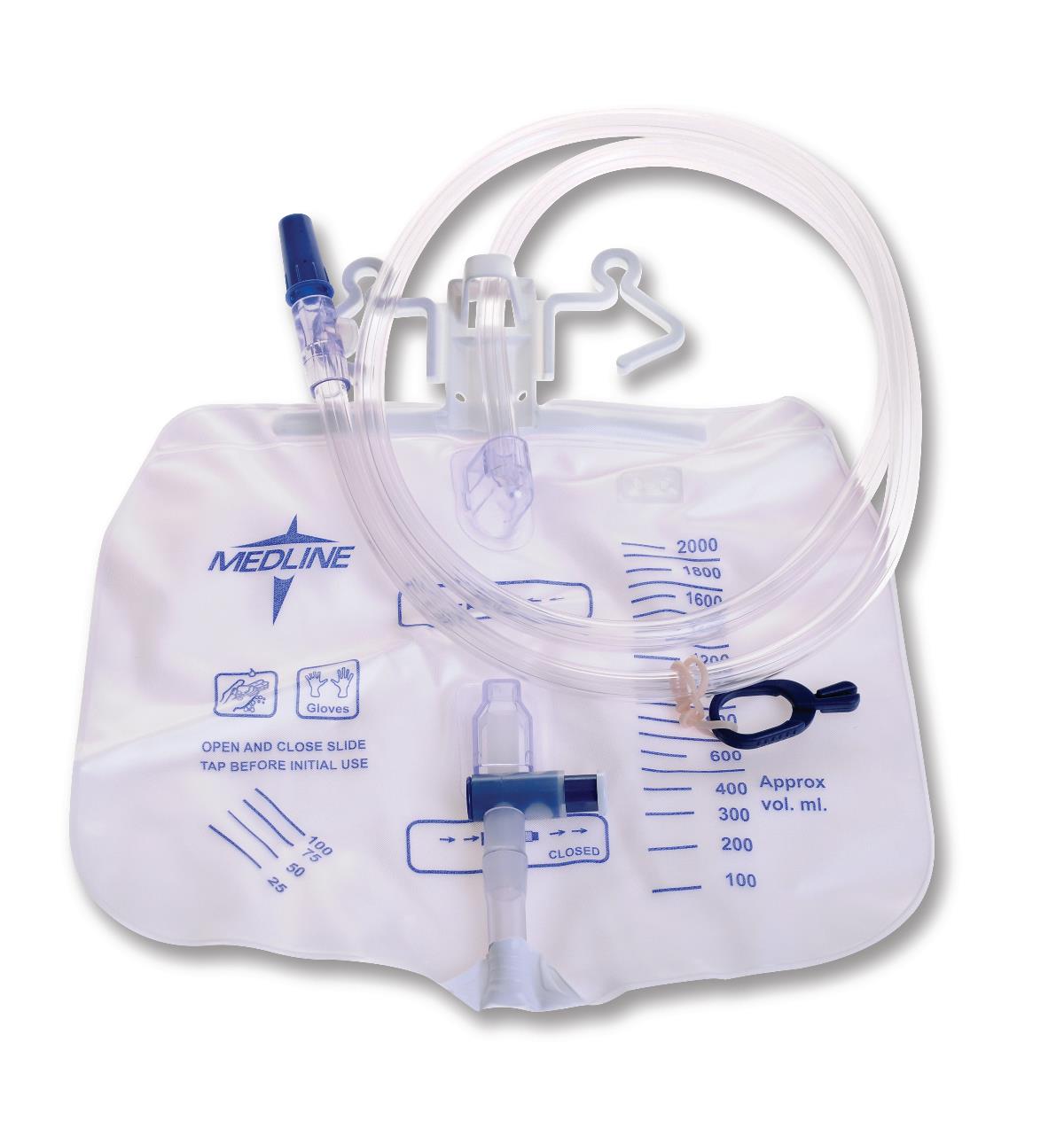 Medline Urine Drainage Bag 2,000 mL 1/each