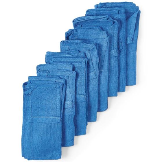 Medline Sterile Disposable Deluxe OR Towel Blue 17x27 8/pack