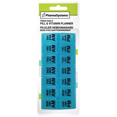Twice Daily Pill & Vitamin Planner