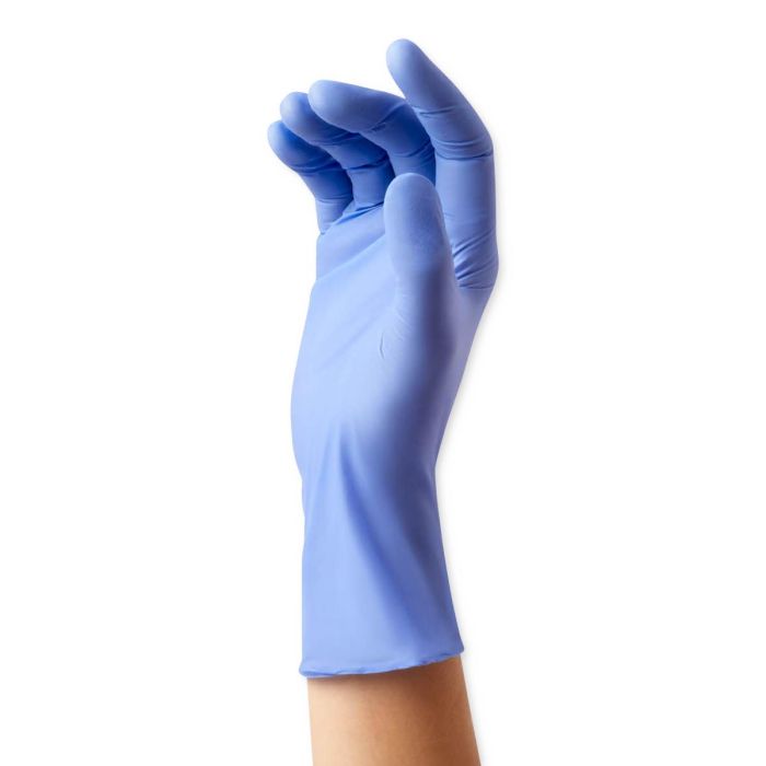 SensiCare® Ice Powder-Free Nitrile Exam Glove, Blue 250/box Size Small