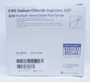 BD® 306547 PosiFlush™ Pre-Filled Saline Syringe