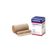 BX/1 COMPRILAN SHORT STRETCH COMPRESSION BANDAGE VARIABLE 8CM X 5M BEIGE (LATEX CLIPS)