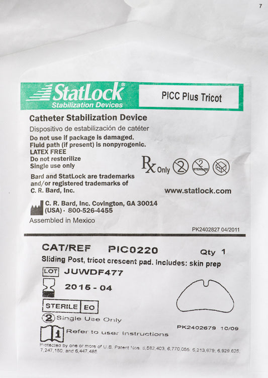 StatLock® PICC Plus Sliding Post Securement PIC0220