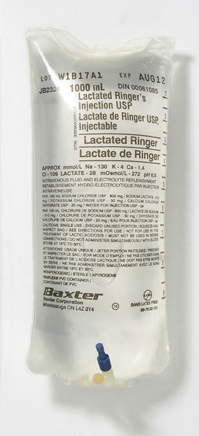 Lactated Ringer’s Injection JB2324, USP 1000ml