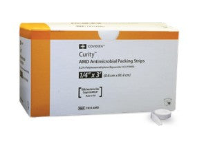 PACKING, ANTIMICROBIAL STRIP CURITY AMD 0.6 X 91.4cm (1/4IN) KENDALL 7831AMD