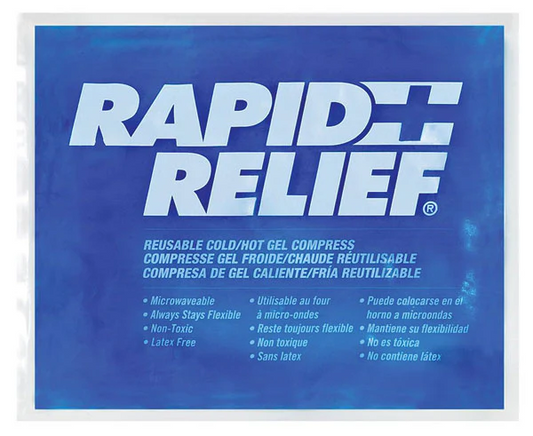 Rapid Relief Reusable Cold/Hot Gel Compress 10" x 12"