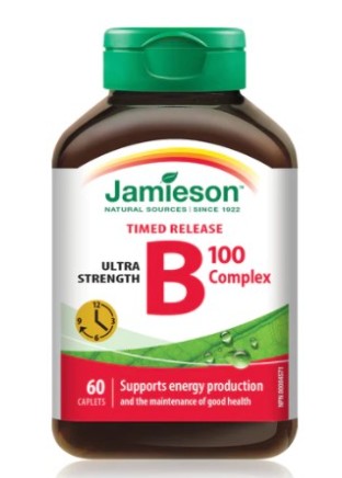 Jamieson Vitamin B Complex, 100mg, 60 Caplets