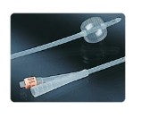 2-WAY 100% SILICONE FOLEY CATH 14FR 5CC, ELASTOMER RIBBED