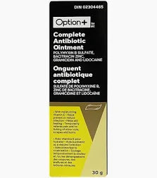 Option+ Complete Antibiotic Ointment 30g