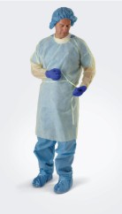 DISPOSABLE ISOLATION GOWNS NON-WOVEN YELLOW 50/CS CRI4000