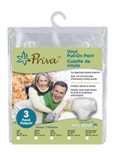 PRIVA WATERPROOF VINYL PULL-ON PANT XXL WAIST SIZE 52"+ PK/3