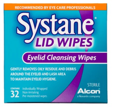 SYSTANE LID WIPES 32