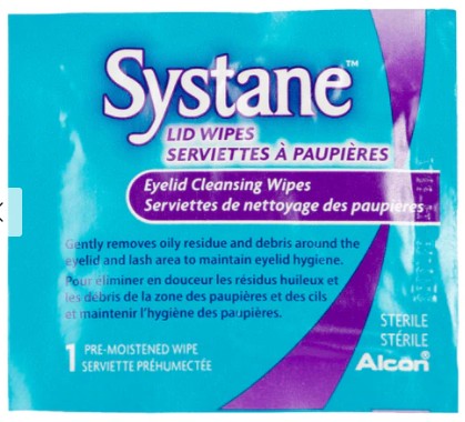 SYSTANE LID WIPES 32