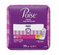 POISE PADS MAX ABSORB PK/39