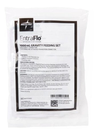 ENTRAFLO ENTERAL FEEDING BAG 1000ML 30/cs ENFIT70503