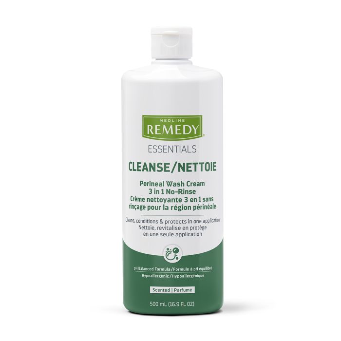 Remedy® Essentials No-Rinse perineal 3-in-1 Wash Cream