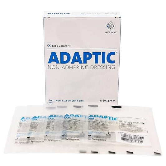 Adaptic® Non-Adhering Dressing 2012, 7.5cm x 7.5cm