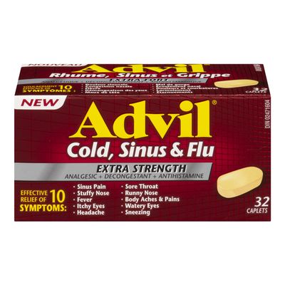 Advil Cold Sinus & Flu Extra Strength, 32 Caplets