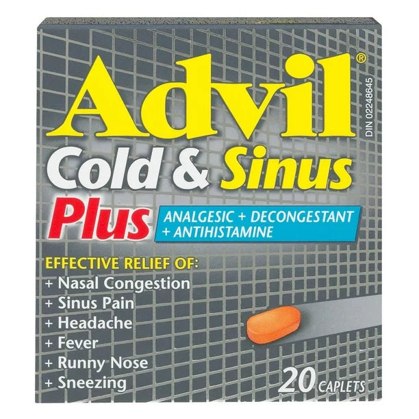 Advil Cold & Sinus Plus, 20 Caplets