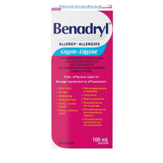 Benadryl Elixir, 100ml