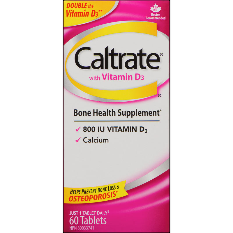 Caltrate 600mg, 60 Tablets