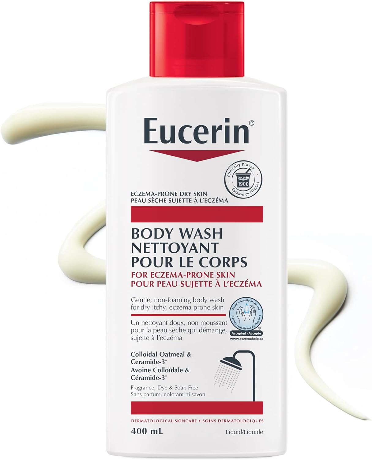 Eucerin Body Wash, Eczema Relief, 400ml