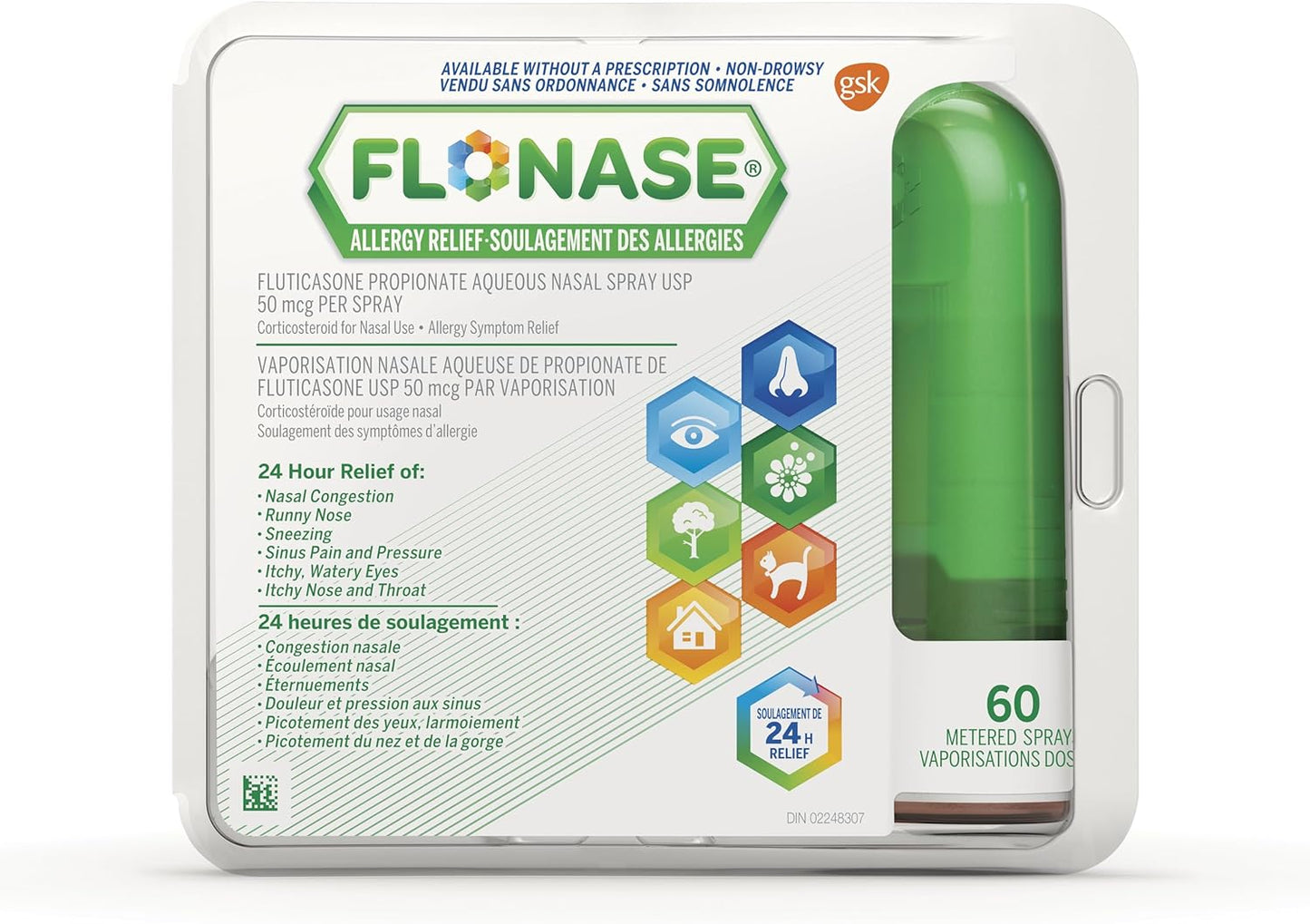 Flonase Allergy Relief, 60 Metered Sprays