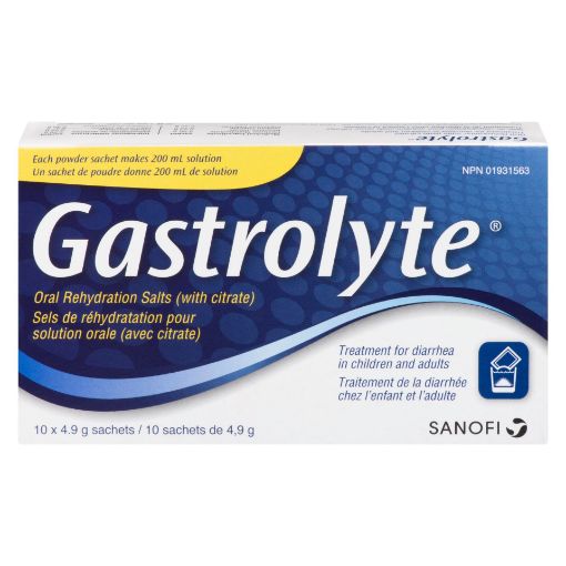 Gastrolyte Diarrhea Treatment, 10 Sachets