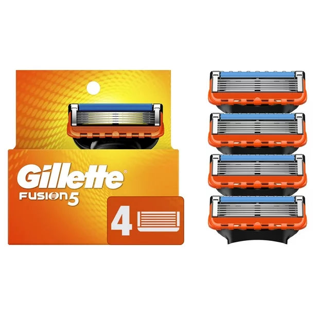 Gillette Fusion 5 Refills, 4 Cartridges