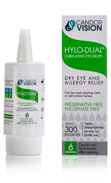 Hylo-Dual Lubricating Eye Drops, 10ml