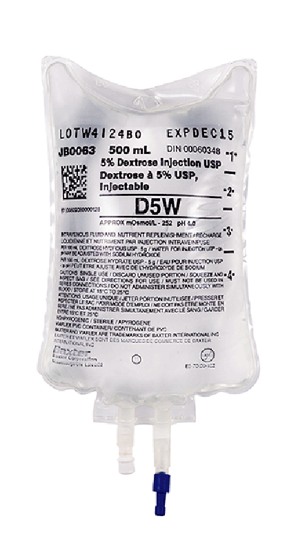 5% Dextrose Injection, USP, 500ml
