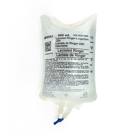 Lactated Ringer’s Injection JB2323, USP 500ml