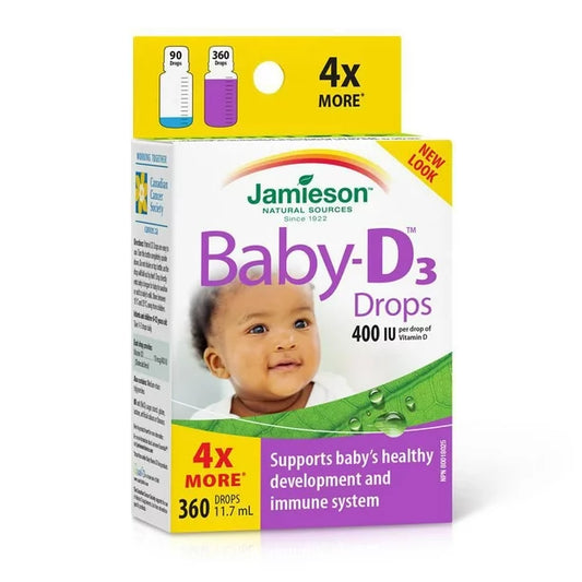 Jamieson Vitamin D Baby Drops 400IU, 11.7ml