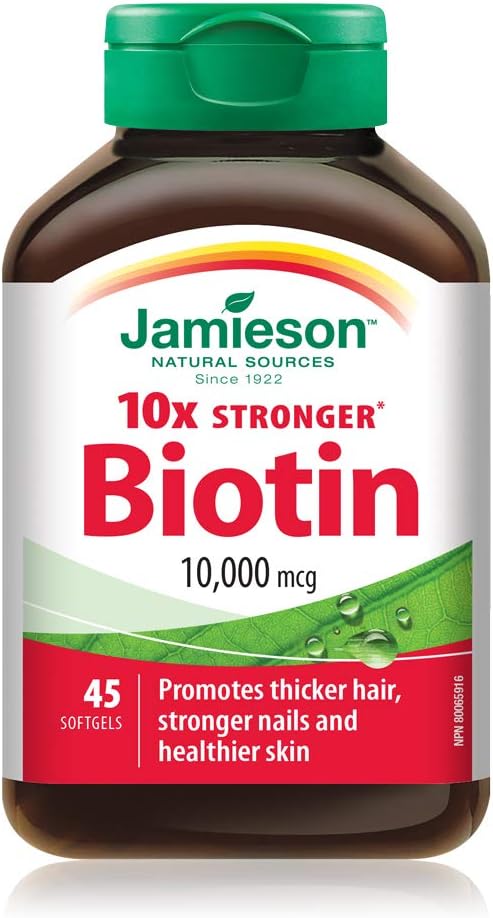 Jamieson Biotin 10,000mcg, 45 Capsules