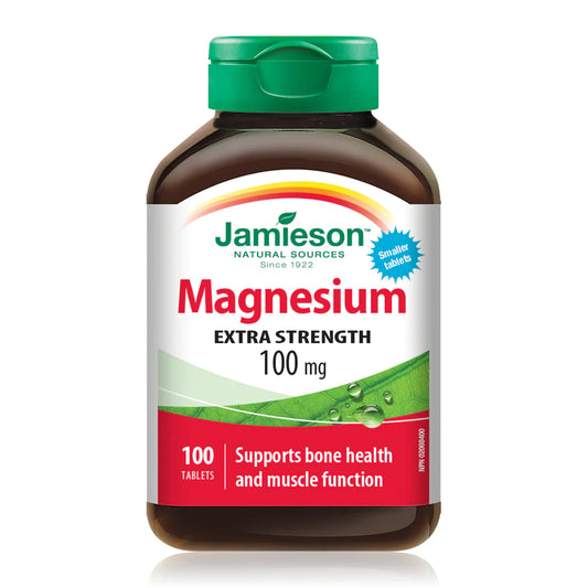 Jamieson Magnesium, 100mg, 100 Tablets