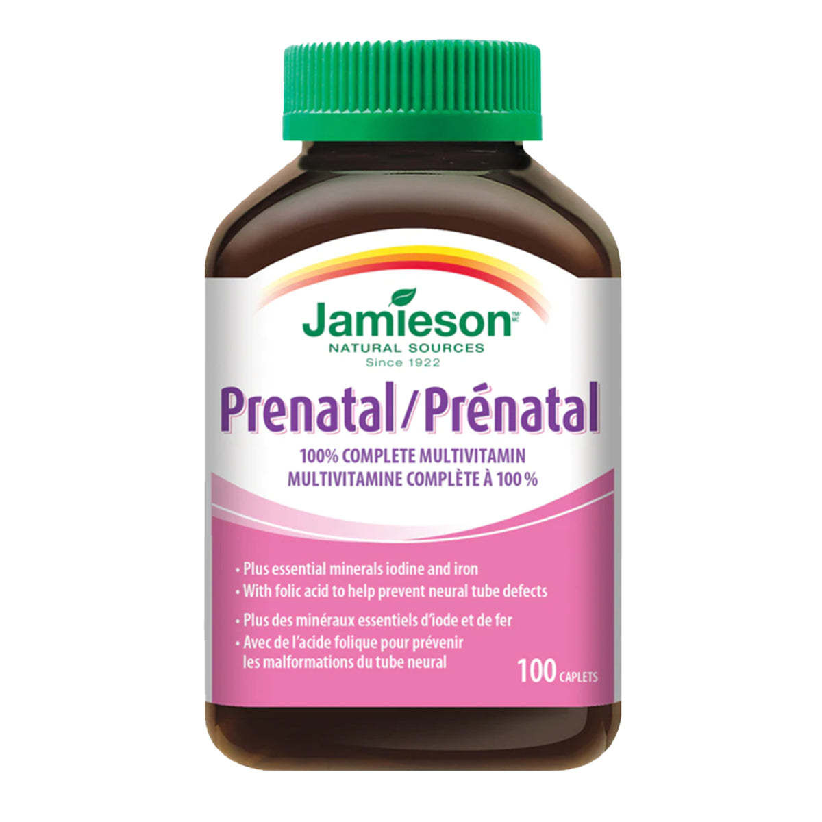 Jamieson Prenatal Multivitamin, 100 Caplets