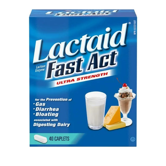 Lactaid Fast Acting, 40 Caplets