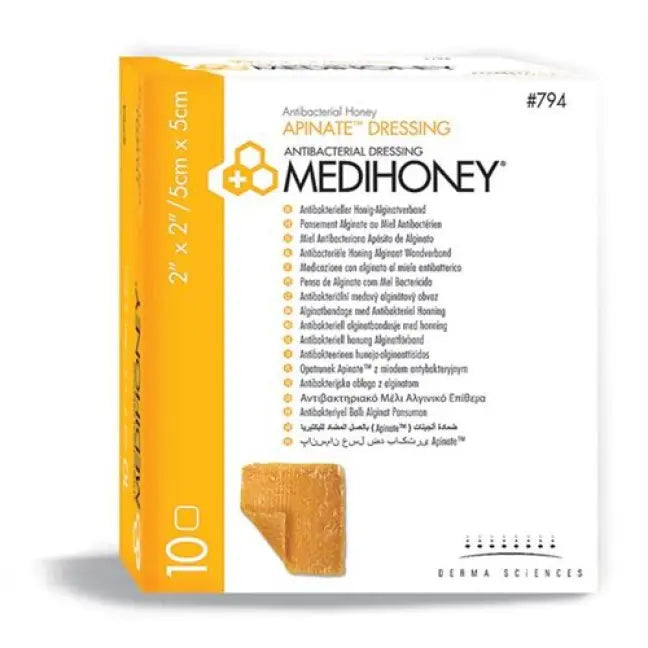 MEDIHONEY® Apinate™ Dressing 795, 4" x 4"